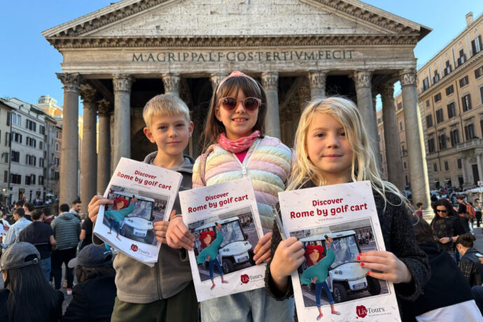 Kids Family Pantheon Golf Cart Rome