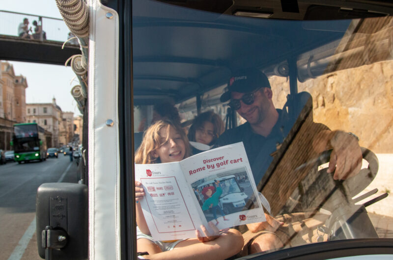 Golf Cart, Family Tour, Kids Material, Liv, Pin, Booklet