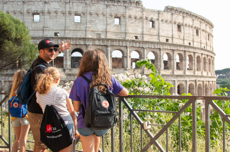 Golf Cart, Family Tour, Kids Material, Liv, Pin, Booklet, Colosseum
