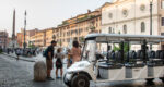 Golf Cart, Family Tour, Kids Material, Liv, Pin, Booklet, Piazza Navona