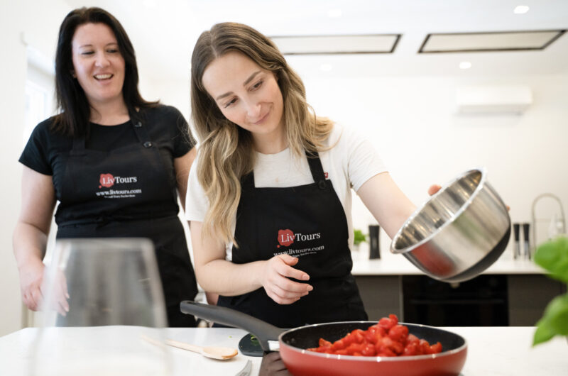 cooking school, gnocchi making, chef