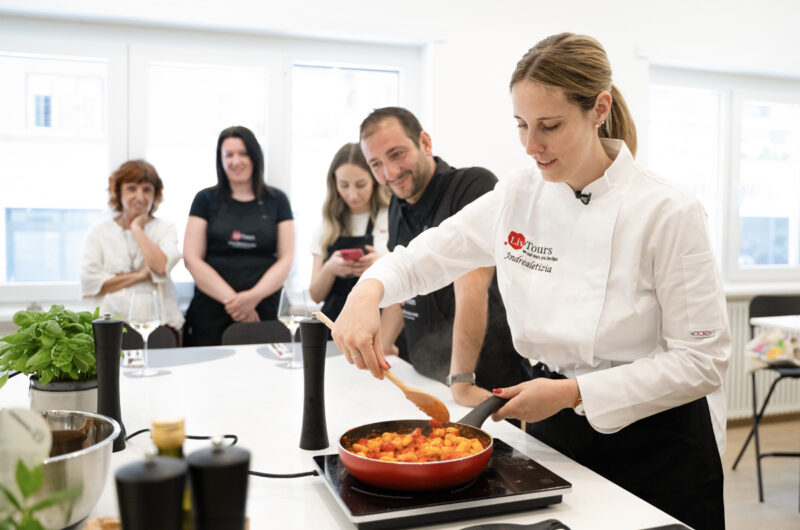 cooking school, gnocchi making, chef