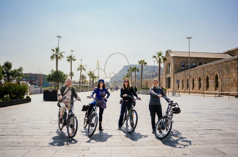 Barcelona tour on e-bikes of Montjuic