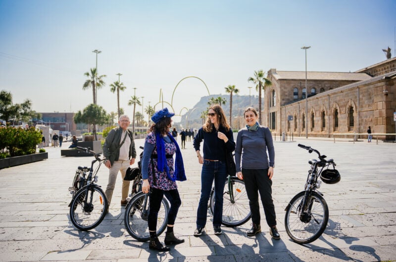Barcelona tour on e-bikes of Montjuic