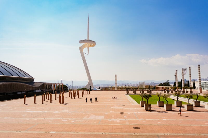 Barcelona tour on e-bikes of Montjuic