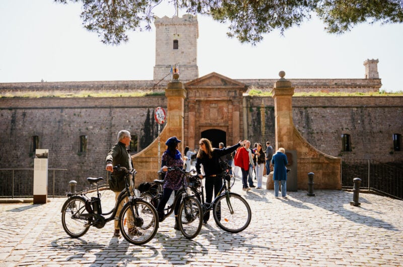 Barcelona tour on e-bikes of Montjuic