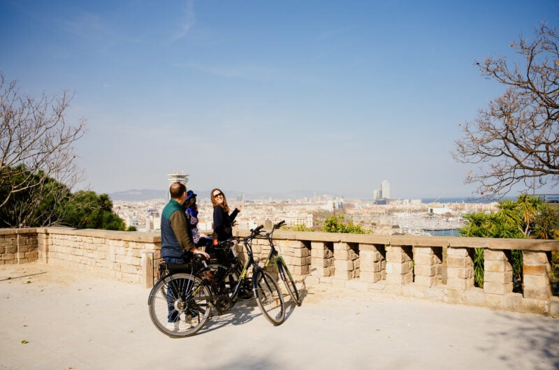 Barcelona tour on e-bikes of Montjuic