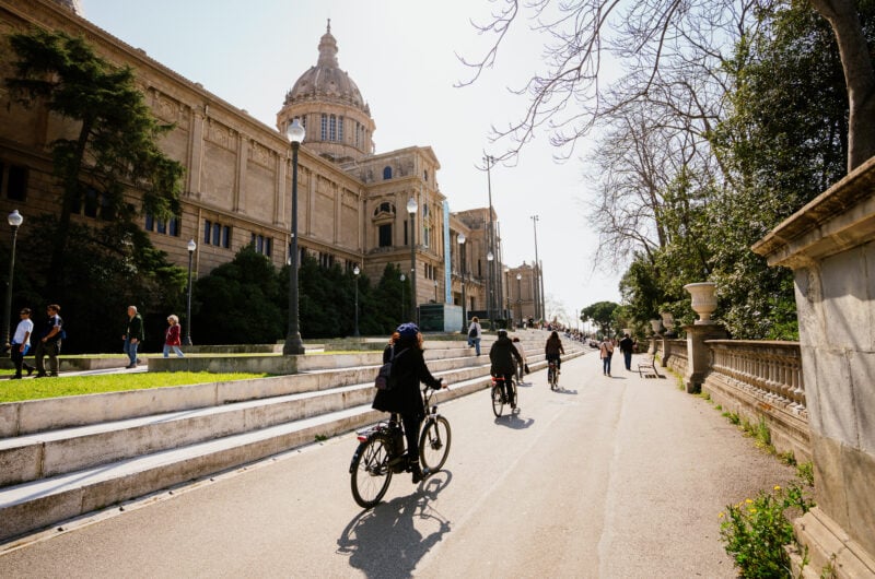 Barcelona tour on e-bikes of Montjuic